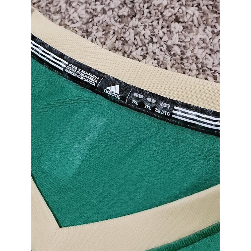 Swingman Adidas NBA Boston Celtics Short Sleeved Jersey Men's 2XL Blank - Picture 4 of 5